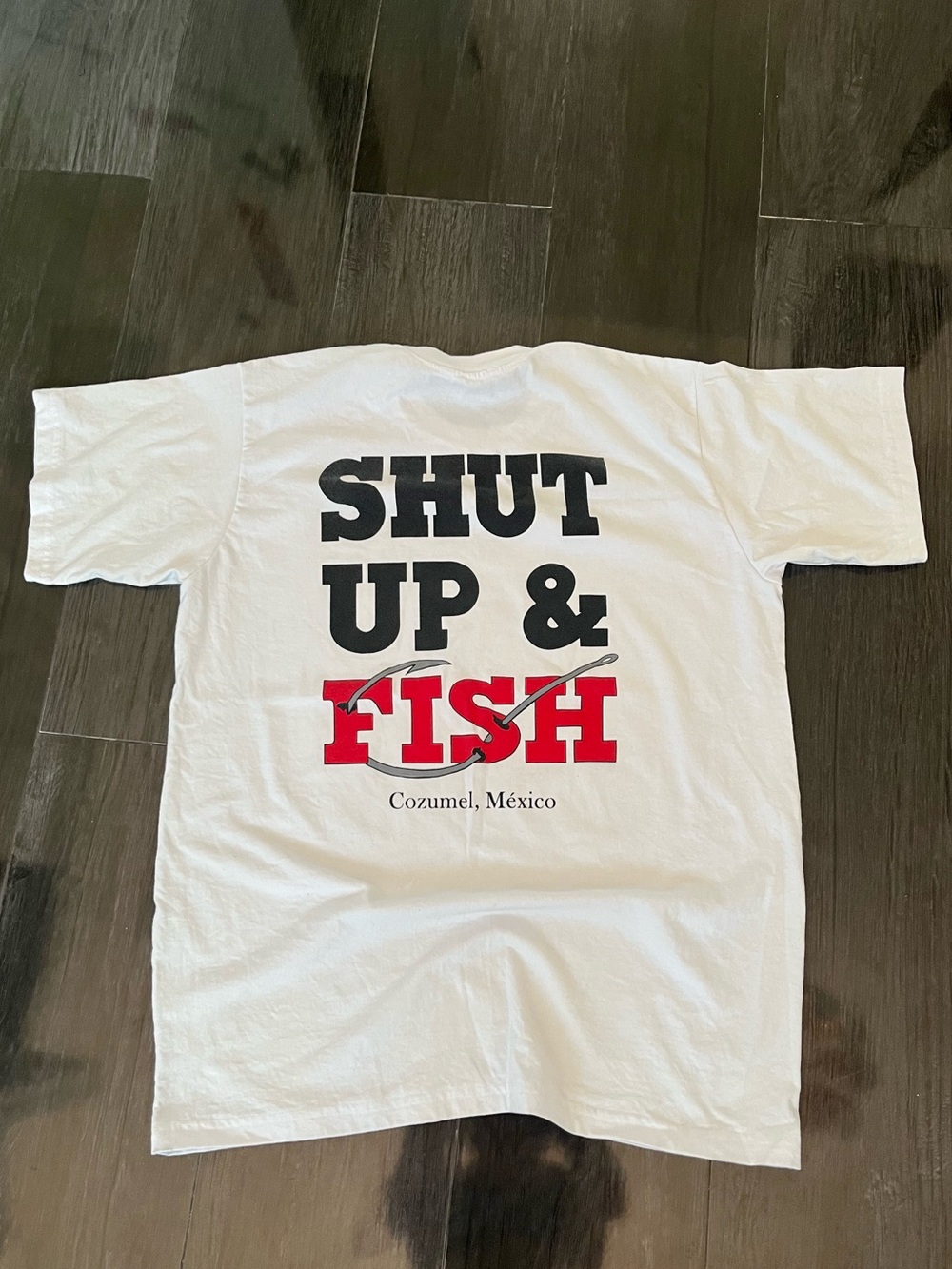 Shut Up & Fish Cozumel Graphic Tee - White View 2